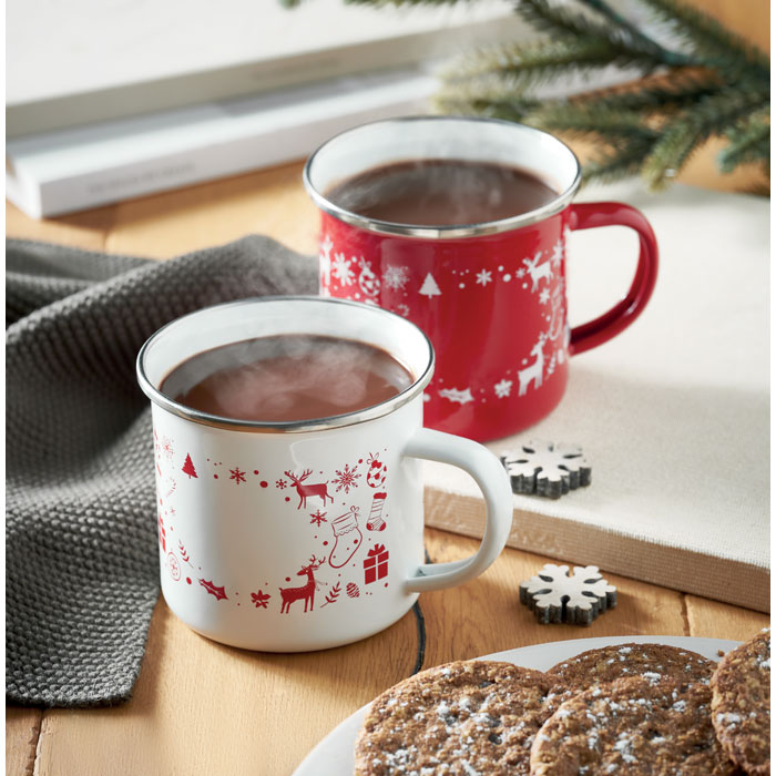 Taza de Navidad personalizada con logo
